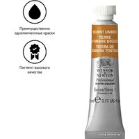 Акварельные краски Winsor & Newton Professional 102076 (5 мл, умбра жженая)