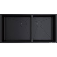 Кухонная мойка Omoikiri Taki 85-2-LB-U/IF Side GB (графит)