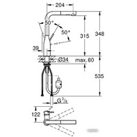 Смеситель Grohe Essence 30270A00 (темный графит)