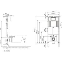 Инсталляция для унитаза Cersanit Aqua Prime М 50 68179