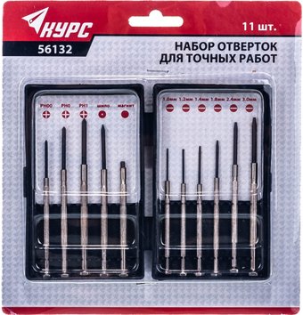 Отвертка Курс 56132 (11 шт)