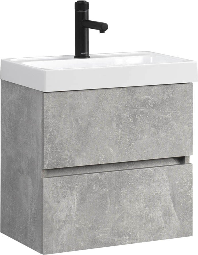 

Belux Тумба под умывальник Бостон НП 50-02 (31, бетон чикаго/светло-серый)