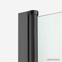 Стеклянная шторка для ванны NEW TRENDY New Soleo Black 90x140 P-0040