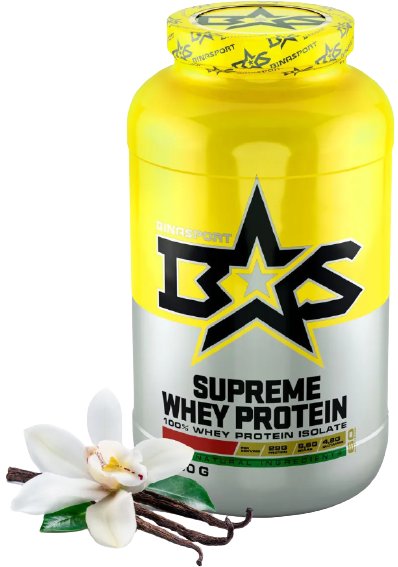 

Протеин сывороточный (изолят) Binasport Supreme Whey Protein (1300г, ваниль)