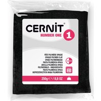 Полимерная глина Cernit № 1 (250 г, черный)