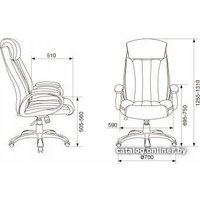 Офисное кресло Бюрократ T-9922N (черный)