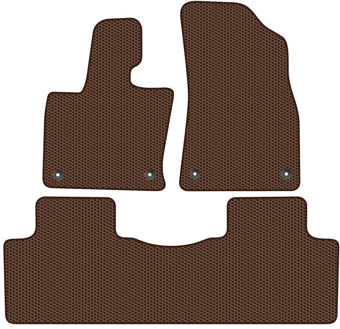 

Комплект ковриков для авто Alicosta Geely Atlas II (suv / FX11) 2023 - Н.В. (коричневый, сота)