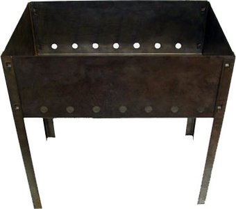 Разборный мангал Инструм-Агро Эконом без шампуров [080506-1]