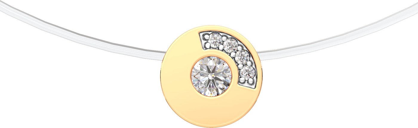 

Колье ZORKA 580001.14K.R (45см, с фианитами)