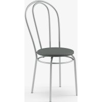 Стул Mio Tesoro Тюльпан (серый/металлик)