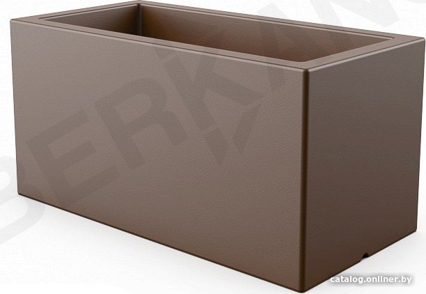 Кашпо Berkano Cubric 40*100 DB (коричневый)