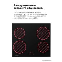 Варочная панель MAUNFELD MVI59.4HZ.2BT-BK