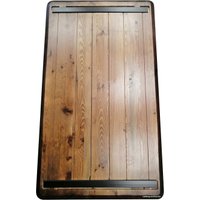 Стол для работы стоя ErgoSmart Wooden Unique Ergo Desk 1300х750х27 мм (скошенный край, дуб натуральный/белый)