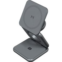 Беспроводное зарядное Magssory Fold Pro 3 в 1 WCH063 (темно-серый)