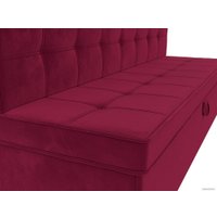 Диван Лига диванов Техас 340 (микровельвет бордовый)