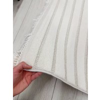 Ковер для жилой комнаты Radjab Carpet Поло Прямоугольник PL 255 12518RK (1.6x3, Cream)