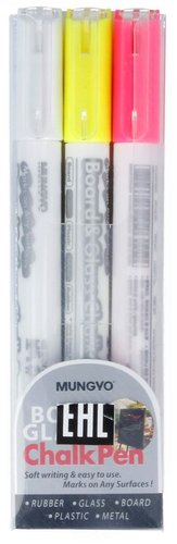 Маркер меловой MUNGYO MGMBG3P (3 цв)