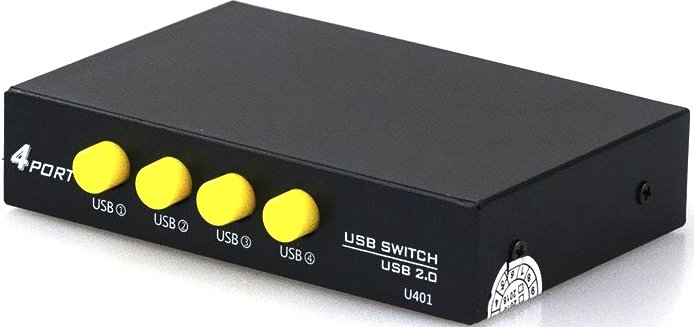 

Переключатель USBTOP U401 USB Type-B - USB Type-A