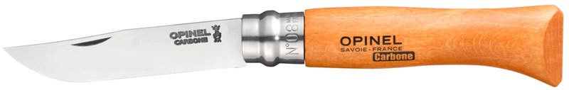 

Складной нож Opinel N°8 углеродистая сталь (бук)