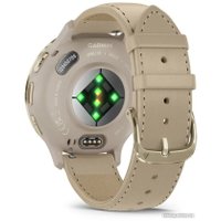 Умные часы Garmin Venu 3S (френч-грей, с кожаным ремешком)