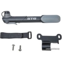 Насос ручной велосипедный STG GP-04S (серый)