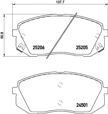 

Textar 2520501