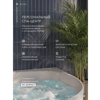 Ванна Wellsee Belle Spa 150x75 235701001 (пристенная ванна (левая) белый глянец, экран, каркас, сифон-автомат хром)