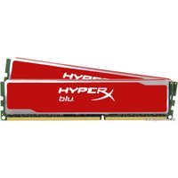 Оперативная память Kingston HyperX blu: red 2x4GB KIT DDR3 PC3-10600 (KHX13C9B1RK2/8)