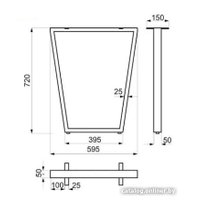 Подстолье для стола AKS Viking fs02130