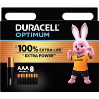 Батарейка DURACELL Optimum AAA/LR03 MN 2400/8 Alkaline 1.5V (8шт)