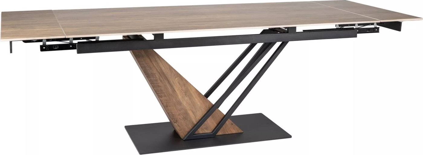 

Кухонный стол Signal Genesis legno 180-240/90/75 (эффект дерева/дуб/черный)