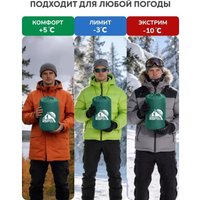 Спальный мешок RSP Outdoors Lager 350 L (зеленый, 220x75см, молния слева)