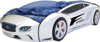 Кровать-машина КарлСон Roadster Лексус 162x80 (белый)