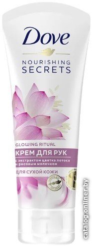 Dove Крем для рук Экстракт лотоса и рисовое молочко 75 мл