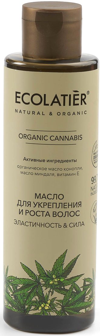 

Масло Ecolatier Green Cannabis для укрепления и роста Эластичность & Сила 200 мл