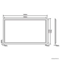  Roxen Зеркало Bella Long 510055-140 140х70