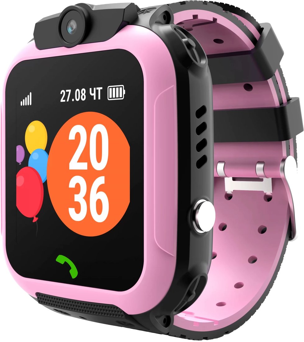 

Детские умные часы Geozon Lite Plus (розовый)