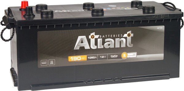 

Автомобильный аккумулятор Atlant Black R+ (190 А·ч)