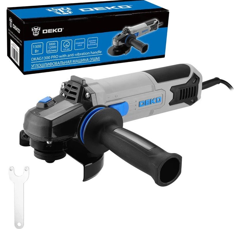 Угловая шлифмашина Deko DKAG1300 Pro 085-1055