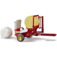 Прицеп Bruder Bale wrapper with round bales 02122