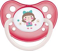 

Пустышка Canpol babies Toys 23/259 (розовый, со светящимся колечком)
