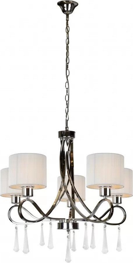 Подвесная люстра iLamp Bella RM1029/5 (хром)