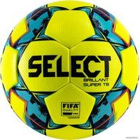 Футбольный мяч Select Brillant Super Fifa Tb (5 размер, желтый/голубой)