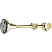 Карниз для штор Sundays Home Шайн Одеон 25мм+16мм двухрядный (золото, 2.4м)