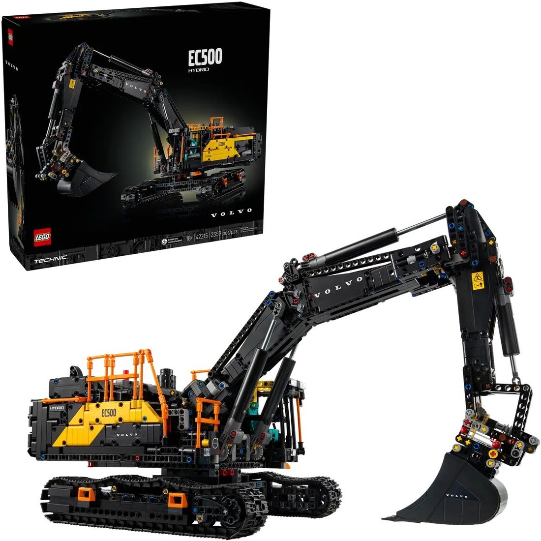 

Конструктор LEGO Technic 42215 Гибридный экскаватор Volvo EC500