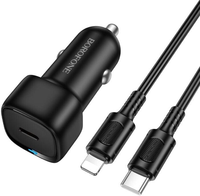 

Автомобильное зарядное Borofone BZ34A Lightning (черный)