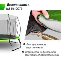 Батут Unix Line UFO 14 ft (green)