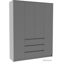 Шкаф распашной ДСВ Мори МШ 1600.1 (графит)