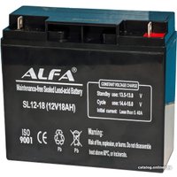 Аккумулятор для ИБП ALFA SL12-18 (12V-18Ah)