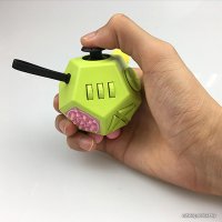 Фиджет куб Novatek кубик XL (зеленый)